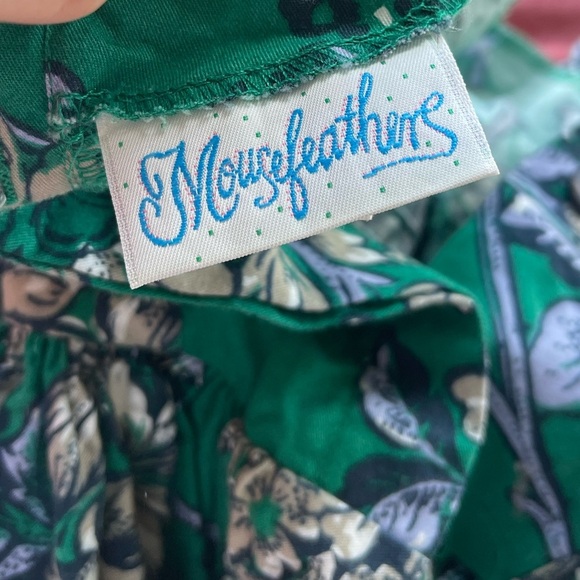 Vintage Mousefeathers Girls Floral Star Dress Toddler Size 4T - Picture 7 of 8